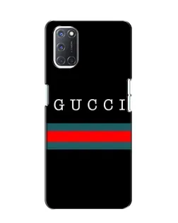 Чехол для OPPO A52 с картинкой «Gucci — красный пояс»