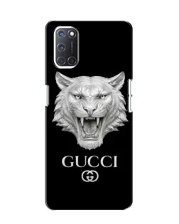 Чохол для OPPO A52 з картинкою «Gucci — срібний лев» Чохол для OPPO A52 з картинкою «Gucci — срібний лев»