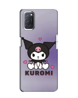 Чехол для OPPO A52 с картинкой «Kuromi — фиолетовый арт»