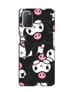 Чехол для OPPO A52 с картинкой «Паттерн голов Куроми»