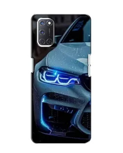 Чехол для OPPO A52 с картинкой «Взгляд BMW с синими фарами» Чехол для OPPO A52 с картинкой «Взгляд BMW с синими фарами»