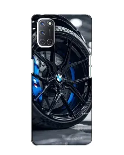 Чехол для OPPO A52 с картинкой «Колесо BMW вблизи»