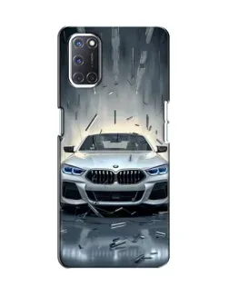 Чехол для OPPO A52 с картинкой «BMW в свете фар»