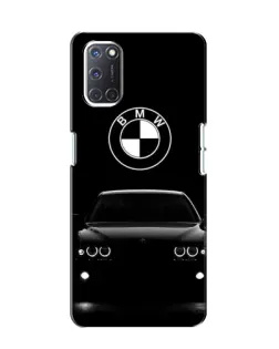 Чехол для OPPO A52 с картинкой «BMW — взгляд из темноты»