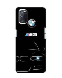 Чехол для OPPO A52 с картинкой «Минималистичный принт BMW M3»