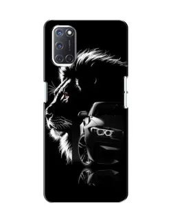 Чехол для OPPO A52 с картинкой «BMW и лев»