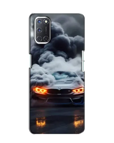 Чехол для OPPO A52 с картинкой «BMW в дыму» Чехол для OPPO A52 с картинкой «BMW в дыму»
