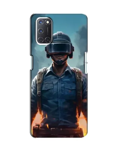 Чехол для OPPO A52 с картинкой «PUBG — реалистичный герой»