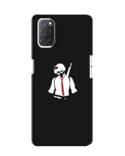 Чехол для OPPO A52 с картинкой «PUBG — силуэт воина» Чехол для OPPO A52 с картинкой «PUBG — силуэт воина»