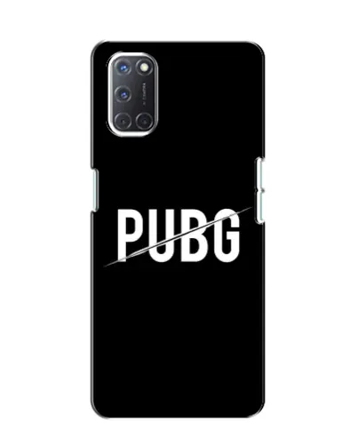 Чехол для OPPO A52 с картинкой «PUBG — белый логотип»