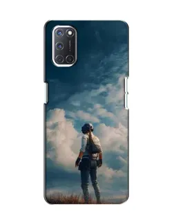 Чехол для OPPO A52 с картинкой «Герой PUBG на скале» Чехол для OPPO A52 с картинкой «Герой PUBG на скале»