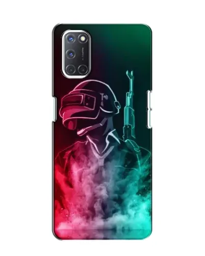 Чехол для OPPO A52 с картинкой «PUBG — огненный воин»