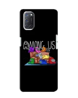 Чехол для OPPO A52 с картинкой «Логотип Among Us» Чехол для OPPO A52 с картинкой «Логотип Among Us»