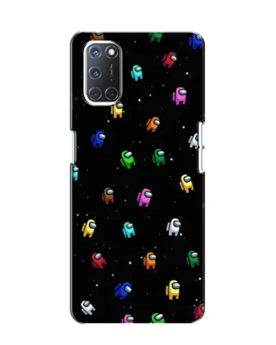 Чехол для OPPO A52 с картинкой «Экипаж Among Us»