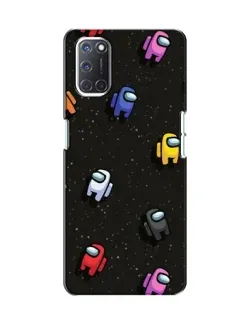 Чехол для OPPO A52 с картинкой «Космический паттерн Among Us»