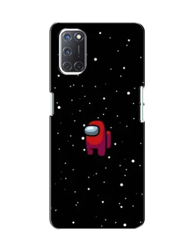Чехол для OPPO A52 с картинкой «Красный Among Us»