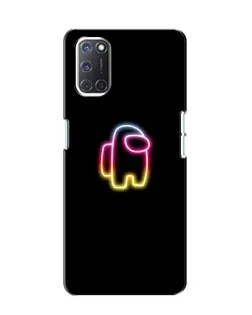 Чехол для OPPO A52 с картинкой «Among Us градиент»