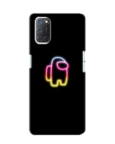 Чехол для OPPO A52 с картинкой «Among Us градиент»