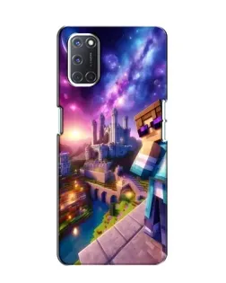 Чехол для OPPO A52 с картинкой «Стив и космос»