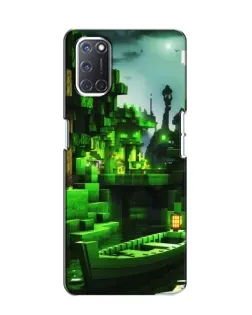 Чехол для OPPO A52 с картинкой «Minecraft лесной пейзаж»