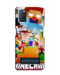 Чехол для OPPO A52 с картинкой «Minecraft герои игры»