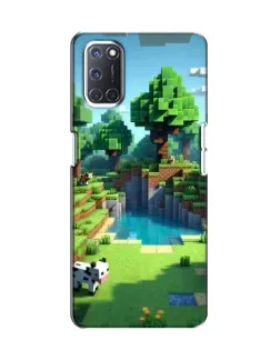 Чехол для OPPO A52 с картинкой «Minecraft летний день»