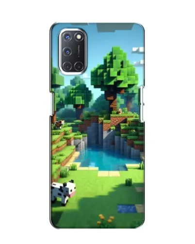 Чехол для OPPO A52 с картинкой «Minecraft летний день»