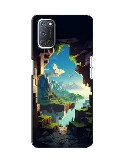 Чехол для OPPO A52 с картинкой «Вид из пещеры»