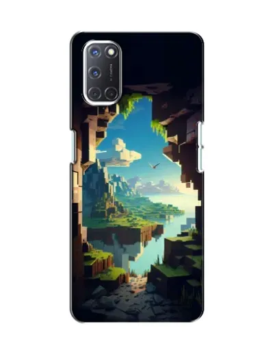 Чехол для OPPO A52 с картинкой «Вид из пещеры»