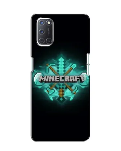 Чехол для OPPO A52 с картинкой «Minecraft Diamond лого»