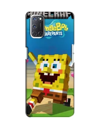 Чохол для OPPO A52 з картинкою «Губка Боб Minecraft» Чохол для OPPO A52 з картинкою «Губка Боб Minecraft»
