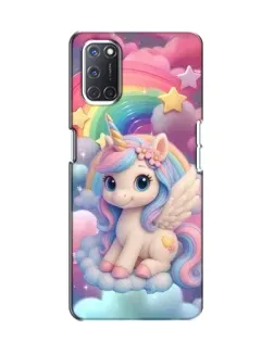 Чехол для OPPO A52 с картинкой «Маленький единорог»