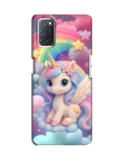 Чехол для OPPO A52 с картинкой «Маленький единорог»