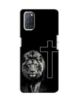 Чохол для OPPO A52 з картинкою «Лев та Хрест»