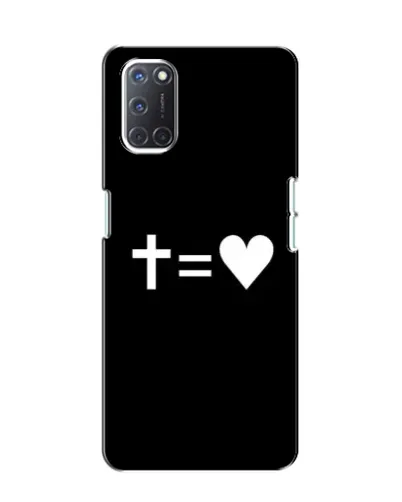 Чохол для OPPO A52 з картинкою «Хрест та Серце» Чохол для OPPO A52 з картинкою «Хрест та Серце»