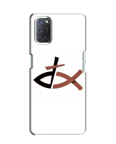 Чохол для OPPO A52 з картинкою «Риба та хрест» Чохол для OPPO A52 з картинкою «Риба та хрест»