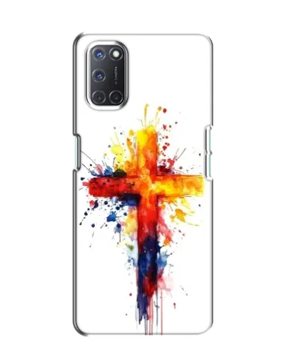 Чохол для OPPO A52 з картинкою «Акварельний хрест» Чохол для OPPO A52 з картинкою «Акварельний хрест»