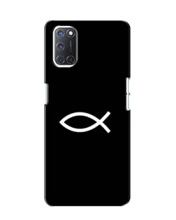 Чехол для OPPO A52 с картинкой «Символ рыбы Jesus» Чехол для OPPO A52 с картинкой «Символ рыбы Jesus»