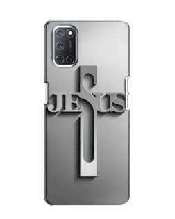 Чехол для OPPO A52 с картинкой «Металлический крест Jesus» Чехол для OPPO A52 с картинкой «Металлический крест Jesus»