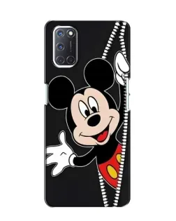 Чехол для OPPO A52 с картинкой «Микки раздвигает стены»