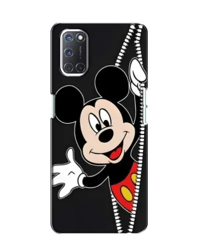 Чехол для OPPO A52 с картинкой «Микки раздвигает стены»