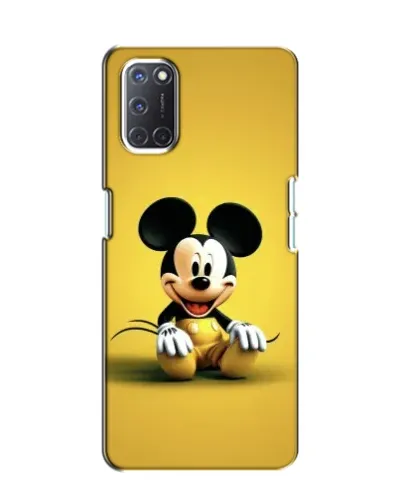 Чехол для OPPO A52 с картинкой «Микки на желтом»