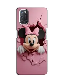 Чехол для OPPO A52 с картинкой «Минни сквозь стену»