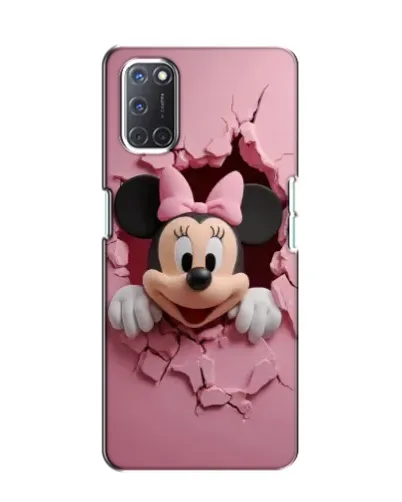 Чехол для OPPO A52 с картинкой «Минни сквозь стену»