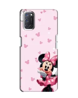 Чехол для OPPO A52 с картинкой «Минни Маус и сердечки»