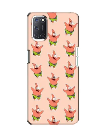 Чехол для OPPO A52 с картинкой «Патрик Стар паттерн»