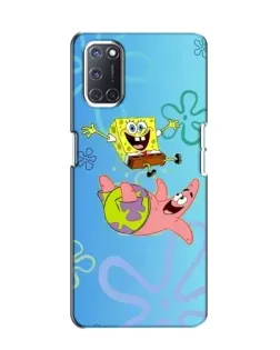 Чехол для OPPO A52 с картинкой «Спанч Боб и Патрик»