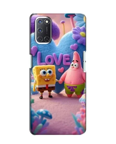 Чехол для OPPO A52 с картинкой «Губка Боб Патрик»