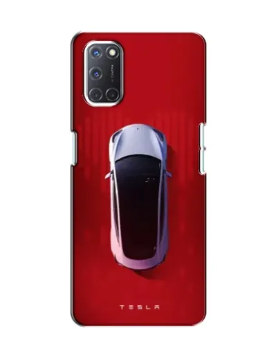 Чехол для OPPO A52 с картинкой «Tesla Top View»