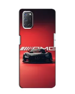 Чехол для OPPO A52 с картинкой «Mercedes AMG — красная линия»